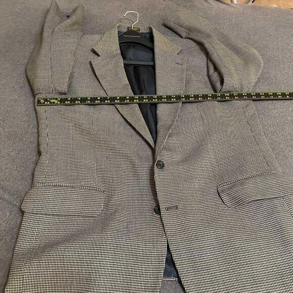 Oscar De La Renta Mens Sports Blazer Coat Jacket 44 Long Tailored 100% Wool - Picture 6 of 10
